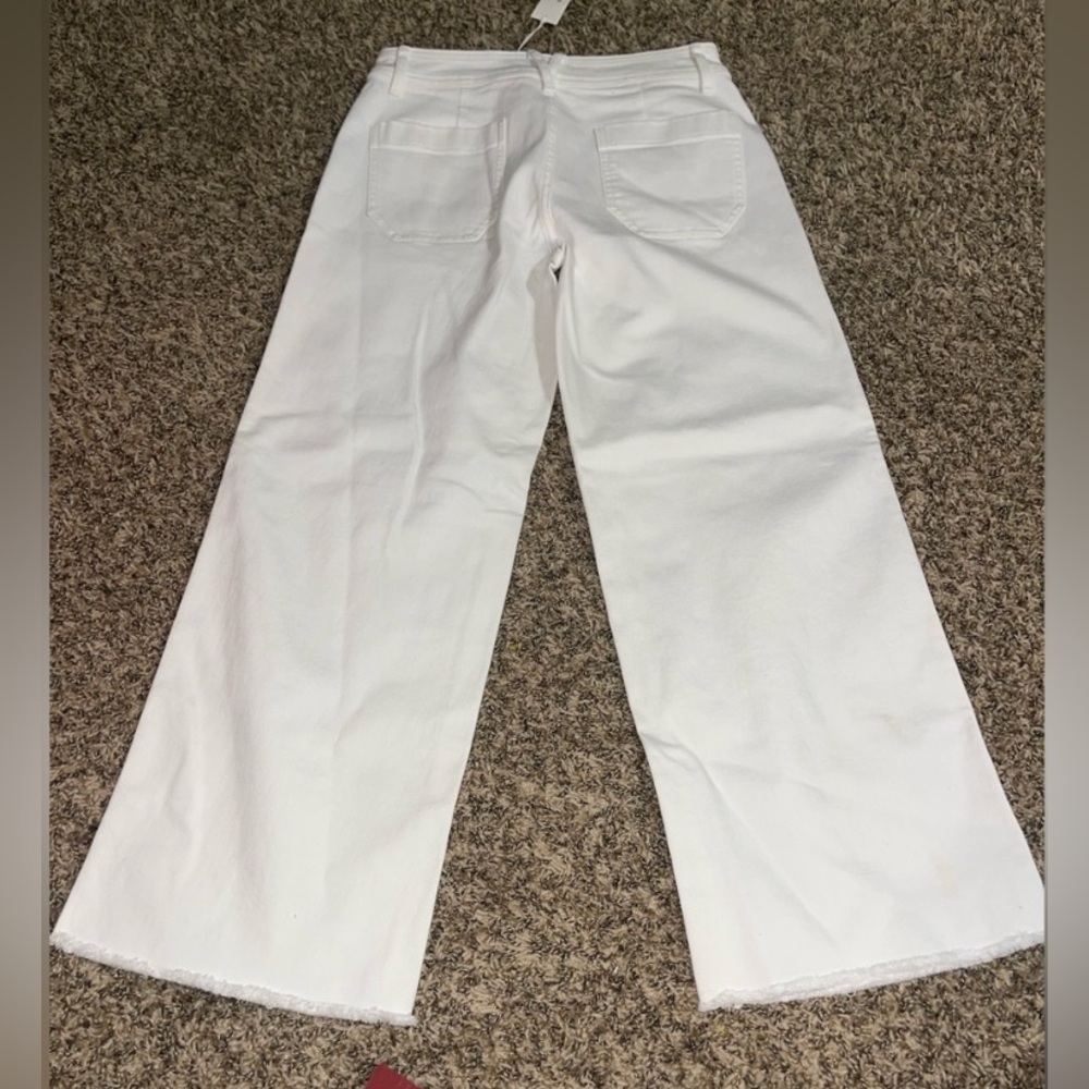 Vineyard Vines White High Rise Straight Crop Jeans – Size 26 – NWT - Picture 3 of 5